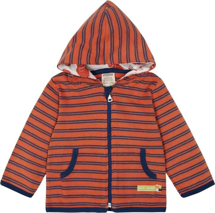 Actual product image loud + proud Jacket Striped Cinnamon (86)