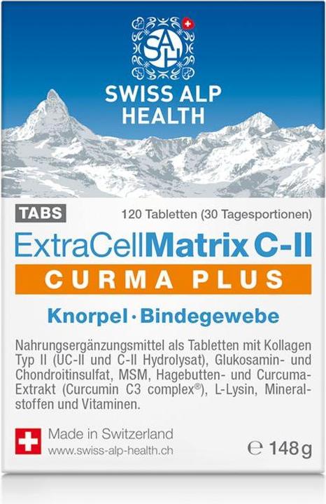 Produktbild Swiss Alp Health Matrix C-II Curma Plus (120 Stück, Tabletten, 205 g)