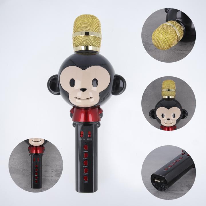 Actual product image Maxlife Bluetooth microphone with speaker Animal MX-100 black