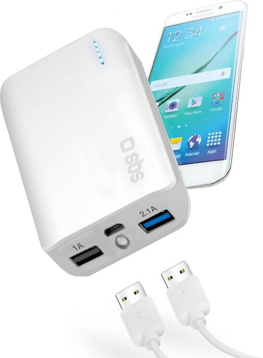 Image du produit SBS Banque d'énergie à charge rapide de 7800 mAh (7800 mAh, 28.86 Wh)