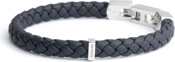 Actual product image Gemini Una Blue XS-S (Silver-coloured gemstones, Nappa leather)