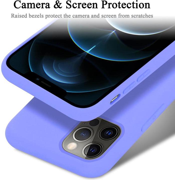 Immagine prodotto Cadorabo Copertura della cassa del silicone liquido TPU (Apple iPhone 12, Realme 12 Pro+)