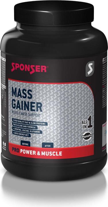 Image du produit Sponser Pro Mass Gainer (Vanille, 1 pcs, 1200 g)