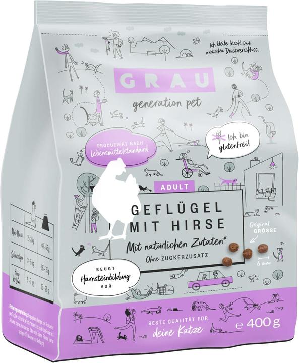 Image du produit Grau Nourriture sèche pour chats (Adulte, 400 g)