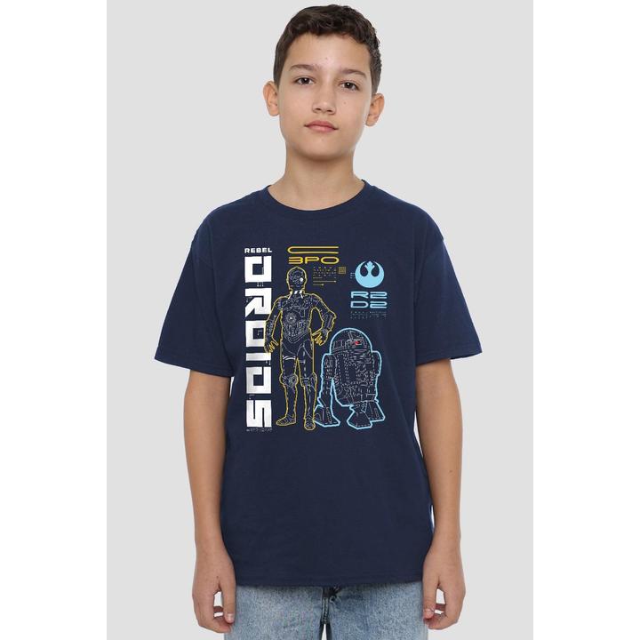 Image du produit Star Wars - T-shirt REBEL DROIDS - Enfant (128)