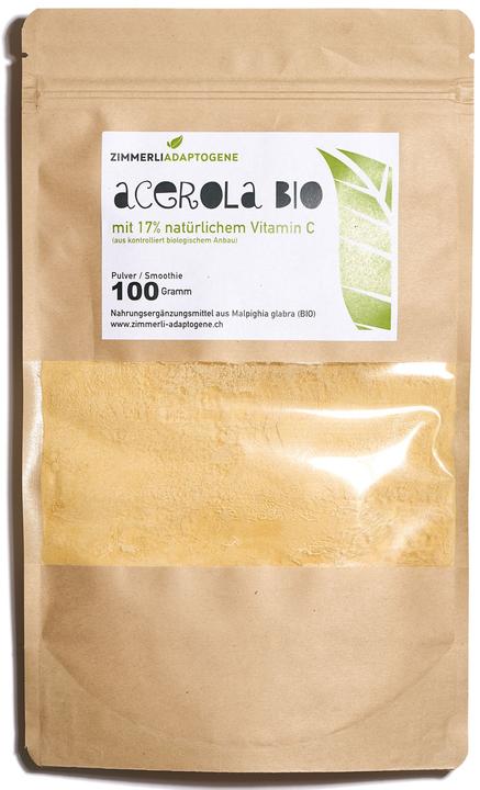Immagine prodotto Zimmerli Adaptogene Acerola in polvere (BIO) (1 Pezzo/i, Polvere, 100 g)