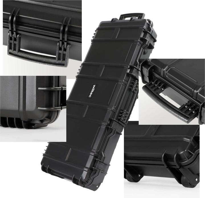 Produktbild Wiltec Waffenkoffer 97,8x42x17,3cm Langwaffenkoffer Gewehrkoffer Koffer Gewehr