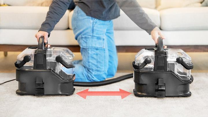 Image du produit Bissell Aspirateur laveur SpotClean HydroSteam Pro Noir