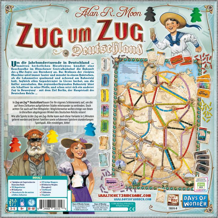Image du produit Asmodée Train par train (Allemand)