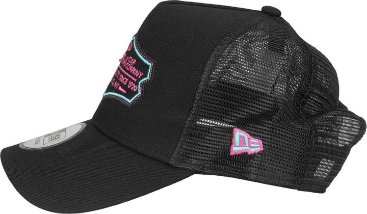 Image du produit New Era Adjustable Trucker Cap - RETRO PATCH noir / teal (Taille unique)