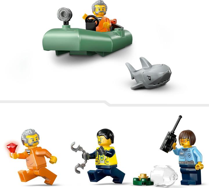 Immagine prodotto LEGO Verfolgungsjagd im Polizeiboot (60456, LEGO City)