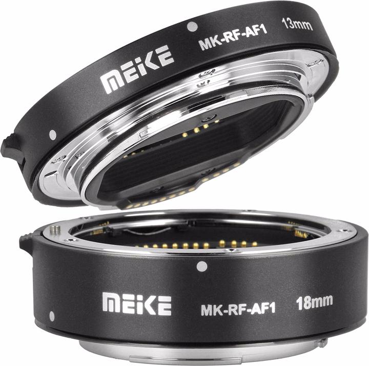 Actual product image Meike Adapter Extension Tube Set 11mm/18 mm EOS R