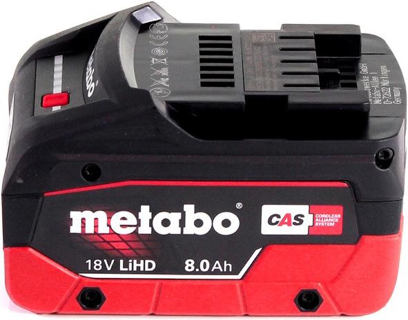 Productafbeelding Metabo BH 18 LTX BL 16 accuklopboormachine 18 V 1,3 J SDS-plus Brushless + 1x accu 8.0 Ah + MetaBOX - oh (Oplaadbare batterij)