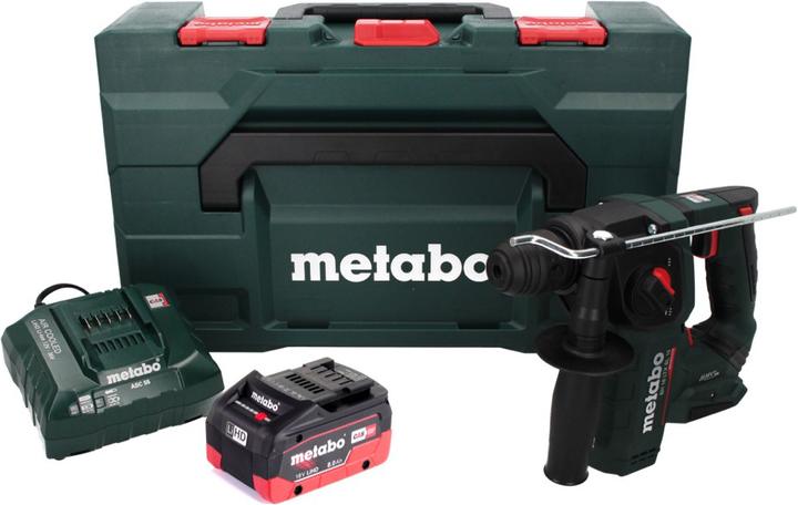 Actual product image Metabo BH 18 LTX BL 16 cordless hammer drill 18 V 1.3 J SDS-plus Brushless + 1x battery 8.0 Ah + charger + (Rechargeable battery operated)