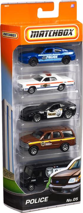 Actual product image Matchbox 5-PACK Vehicles Assortment
