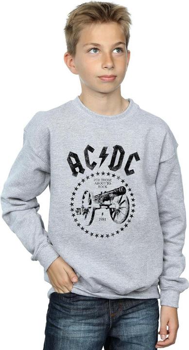Image du produit AC/DC - Sweat WE SALUTE YOU CANNON - Garçon (152, 158)
