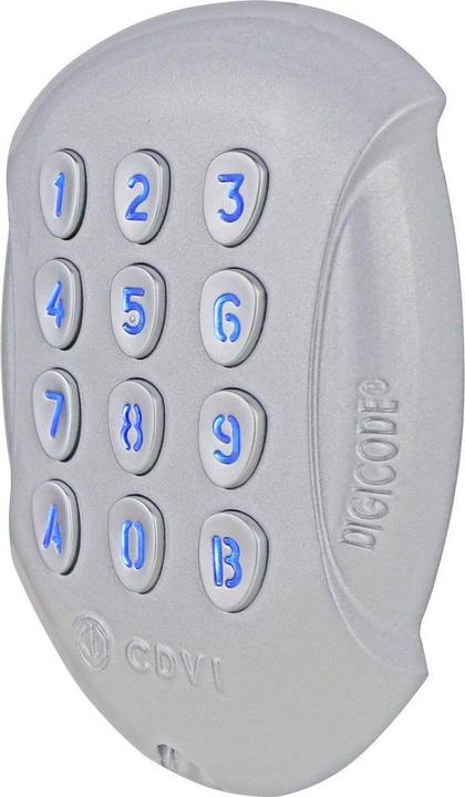 CDVI F0201000047-J Code lock 12 V, 24 V, 48V IP65 Bluetooth-capable, with illuminated button (Bluetooth)