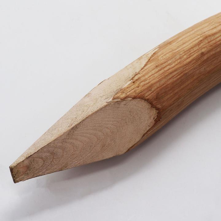 Actual product image Aquagart 20 Holzpfosten für Staketenzaun 1,5m I Durchmesser 6-9cm I Zaunpfosten aus Haselnuss I Zaun-Pfahl
