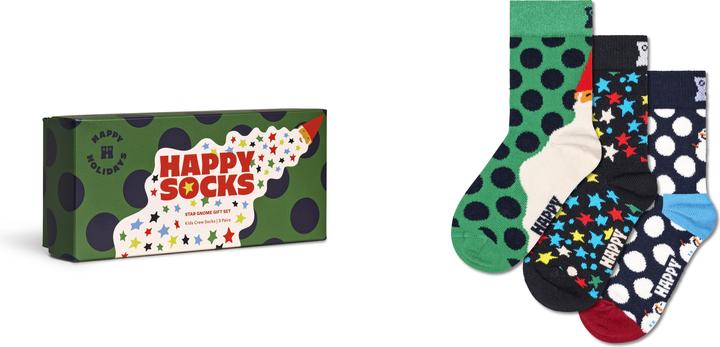 Happy Socks Kids Holiday Fun 3-Pack Gift Set