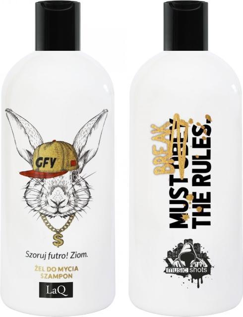 LaQ Rabbit 2In1 Body Wash Gel And Hair Shampoo 300Ml (300 ml, Flüssiges Shampoo)