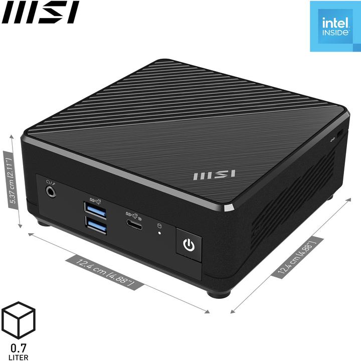 Immagine prodotto MSI Cubi N ADL-006DE (Intel N200, 4 GB, 128 GB, Grafica Intel UHD)