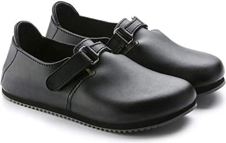 Produktbild Birkenstock Clog Linz Superlauf, Naturleder, schwarz, schmal, Grösse 38 (38)