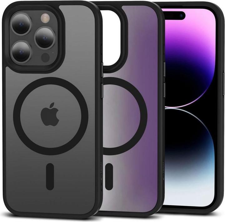 Produktbild Tech-Protect MagMat MagSafe case for iPhone 15 Pro Max - matte black (Apple iPhone 15 Pro Max)