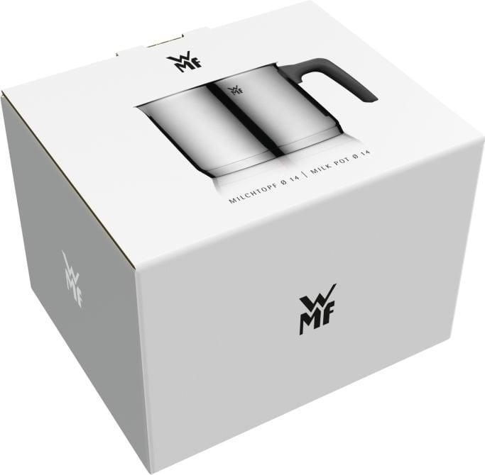 Produktbild WMF Kochtopf Milchtopf Induktion 14cm Topf klein 1,7l Kunststoffgriff Edelstahl (14 cm, Milchtopf, Edelstahl)