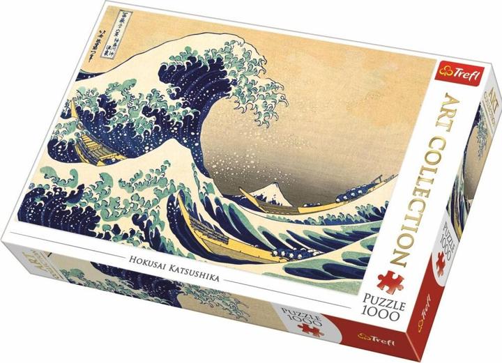 Actual product image Trefl The Great Wave off Kanagawa, Hokusai Katsushika (1000 pieces)