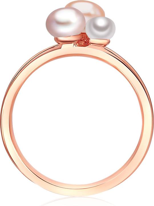 Image du produit Lulu & Jane Argent sterling perle d'eau douce de culture or rose - 33288 (58, Argent 925)
