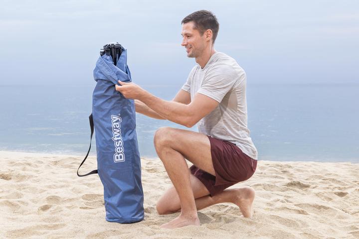 Actual product image Bestway Tent Polyester with Ventilation 107/127x240x125 cm Camping & Beach 68144 (Dome tent, 3.30 kg, 4 persons)