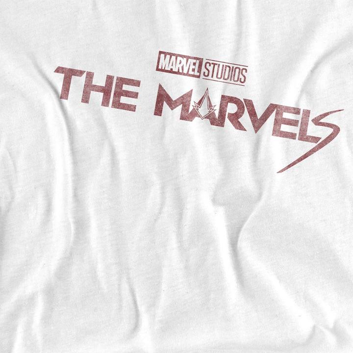 Immagine prodotto The Marvels Maglietta Logo Effetto Invecchiato Adulto Unisex (XL)