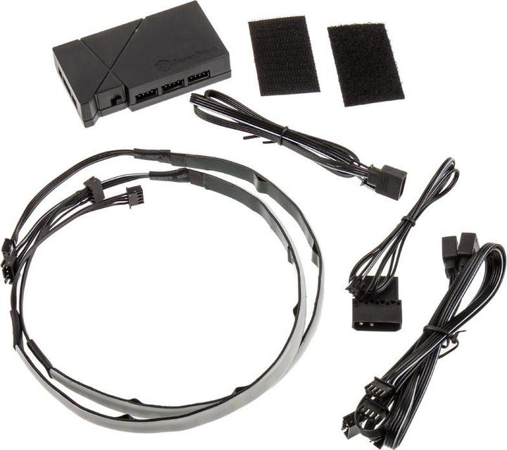Actual product image Silverstone RGB LED Hub + 2x LED Strips (RGB)