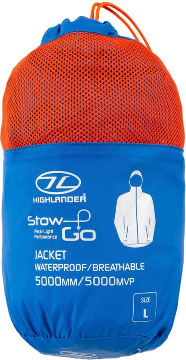Image du produit Highlander Stow & Go Blue Packaway Jkt Xs (XS)