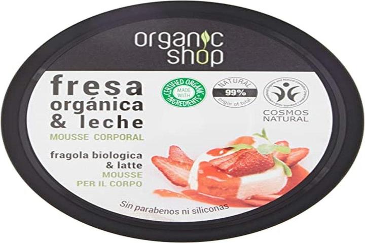 Actual product image Organic Shop Strawberry body mousse, 250 ml, standard, unique (250 ml)