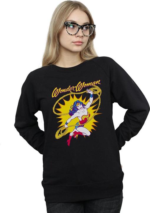 Actual product image Womens/Ladies Wonder Woman Leap Sweatshirt (M)