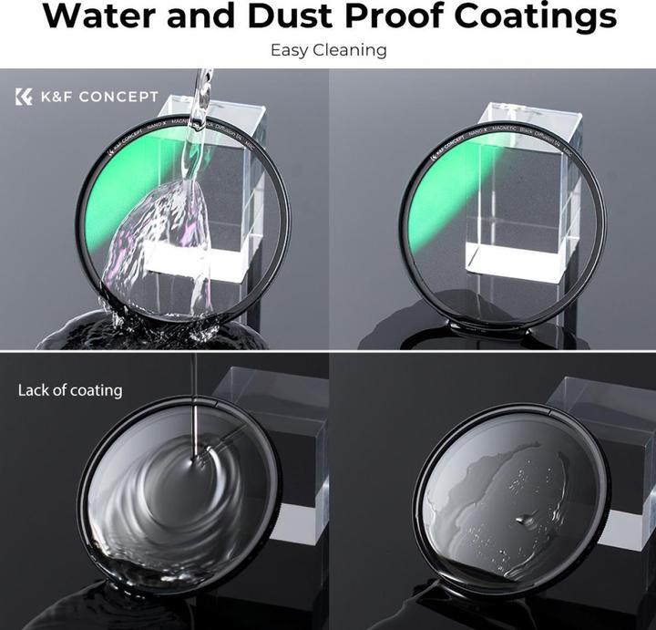 Immagine prodotto K&F Concept Magnetic 1/4 Black Mist Filter Nano X 49mm (KF-1816) (49 mm)