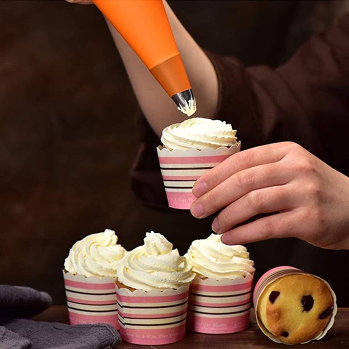 Image du produit Ibili Poche à douille orange 55 cm Parfait pour tout type de gâteau ou de tarte (Poche à douille)