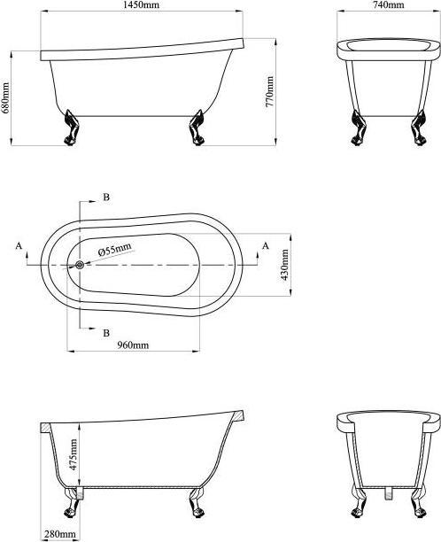 Produktbild Shower Design Nisos (200 l, 145 cm, 145 cm)