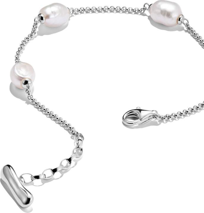 Image du produit Thomas Sabo Armband mit Perlen Natural Beauty Silber (19 cm, Argent 925)