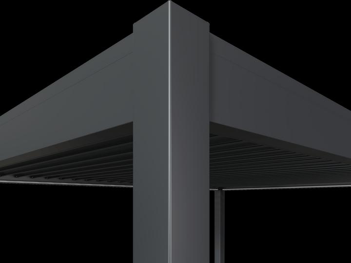 Image du produit Weide pergola électrique 3.6x7.2m anthracite avec LED (720 cm, 360 cm)