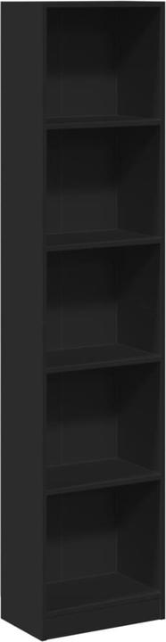 Produktbild VidaXL Bücherregal Standregal Büroregal Aktenregal Aufbewahrungsregal Schwarz (40 x 24 x 176 cm)