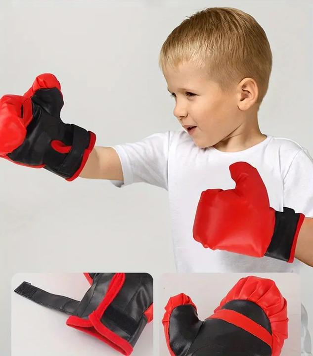 Produktbild Hudora Punchingball mit Boxhandschuhen und Pumpe (130 cm, 3.42 kg)