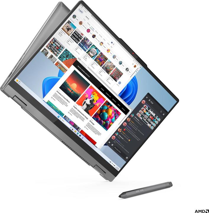 Actual product image Lenovo IdeaPad 5 2-in-1 (16", AMD Ryzen 7 8845HS, 16 GB, 1000 GB, DE)