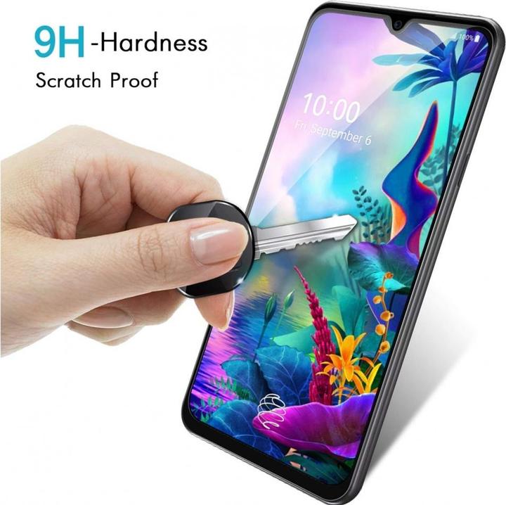 Actual product image Screenguard LG G8X ThinQ Full Screen Protective Glass Film 2.5D 9H (1 Piece, G8X ThinQ)