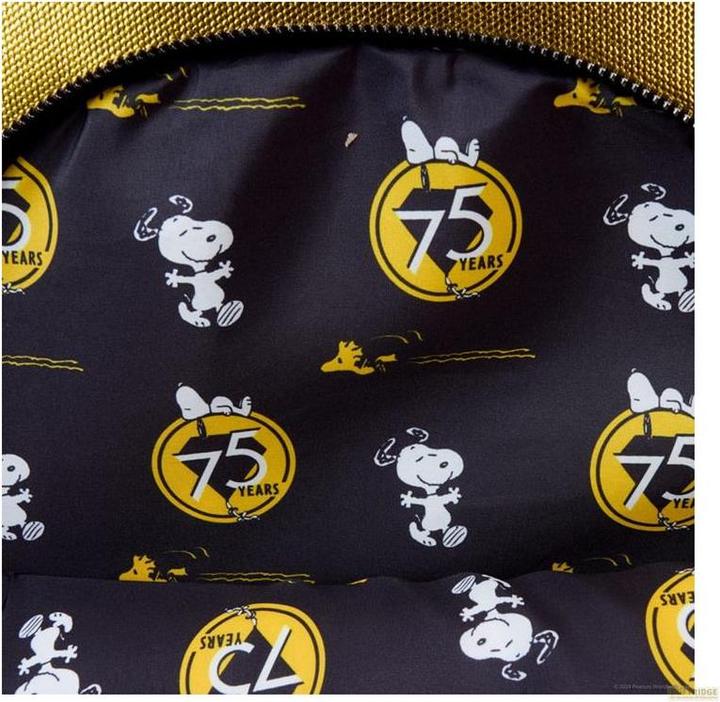 Actual product image Loungefly Peanuts by Mini Backpack 75th Anniversary