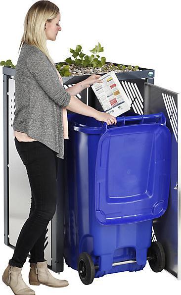 Produktbild VAR Müllbehälterschrank MBS 5, silber (120 l)