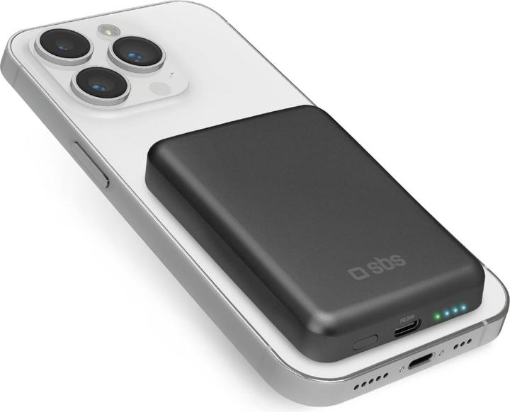 Immagine prodotto SBS Banca di energia magnetica wireless in grafene da 5.000 mAh (5000 mAh, 20 W)