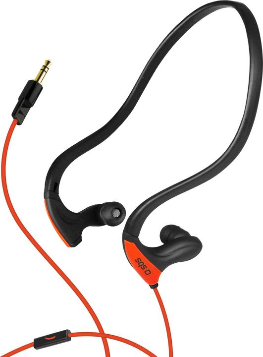 Actual product image SBS Earset wired stereo Runway Pro Sport, jack 3,5 mm with microphone and answer button (Cable)