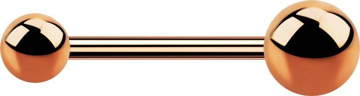 Produktbild Star Piercing Micro Barbell rosegold mit zwei Kugeln (Chirurgenstahl 316L, ohne Messing)